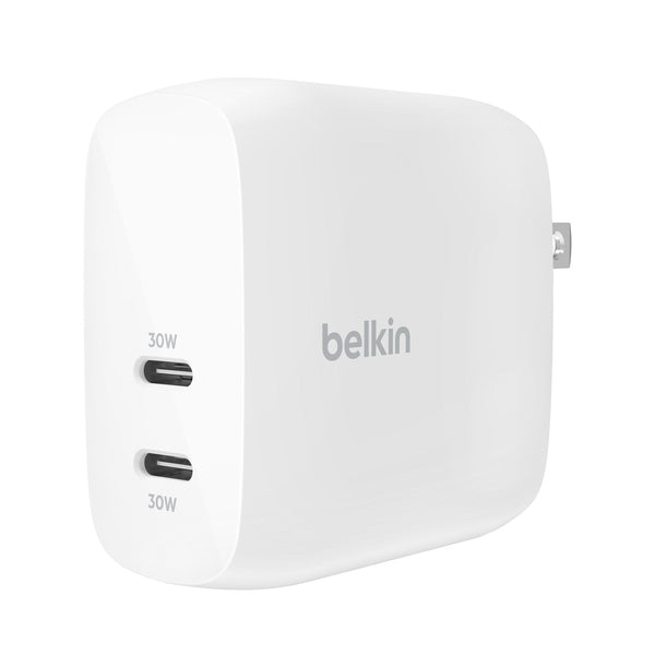 60W USB-C PD 3.0 Wal Charger 2 USB C 30W