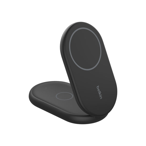 Qi2 15W 2 In 1 Foldable Black